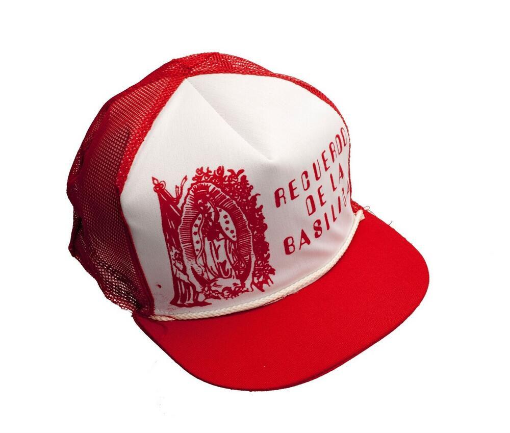 Katoenen baseballpet met een afbeelding van de H. maagd van Guadelupe, souvenir