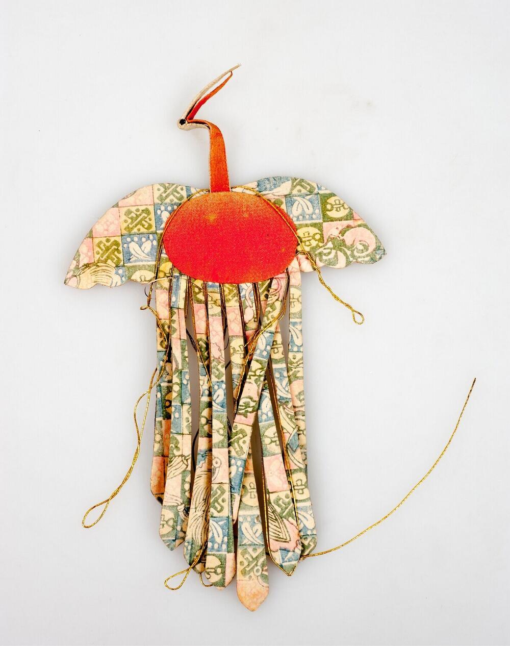 Vogel van textiel
