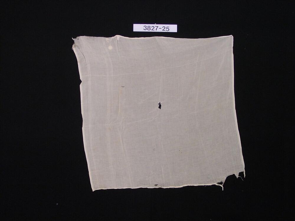 Witte katoenen sluier