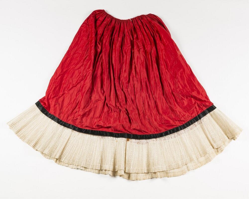 Rok, onderdeel feestkleding  van een Tehuana