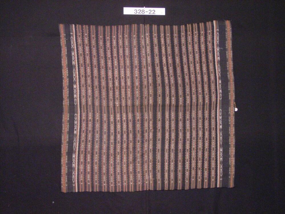 Kokerdoek van katoen met ornament in scheringikat