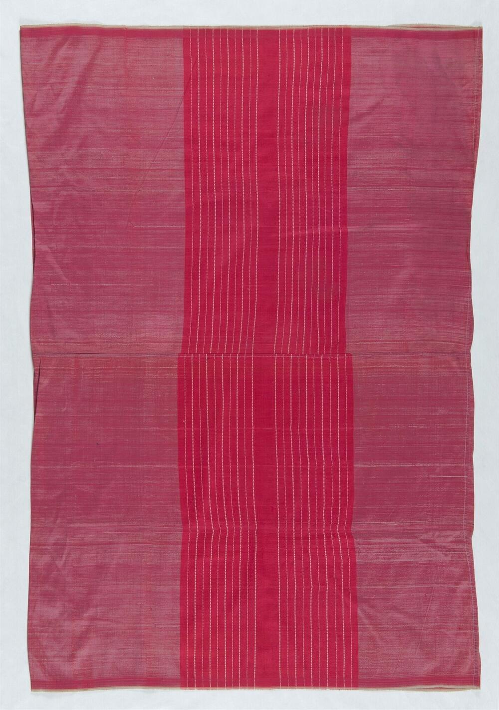 Roze-zilver zijden sarong