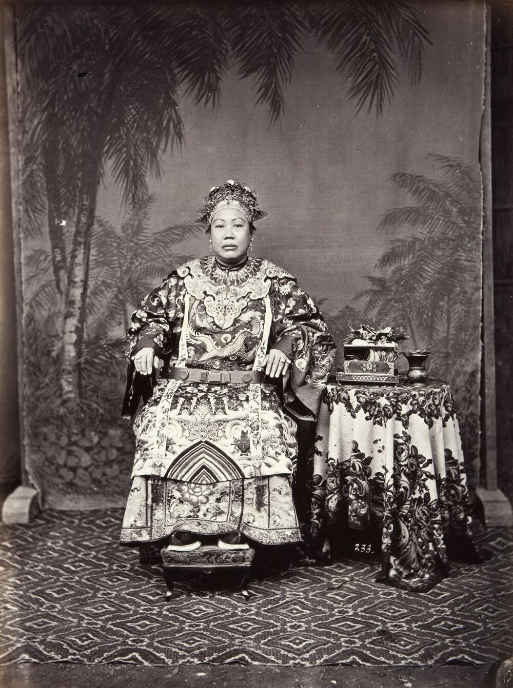 Portrait of a Chinese woman
