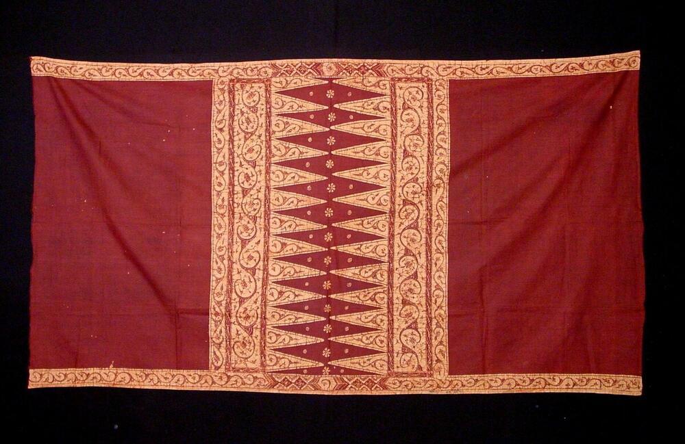 Wraparound skirt, batik