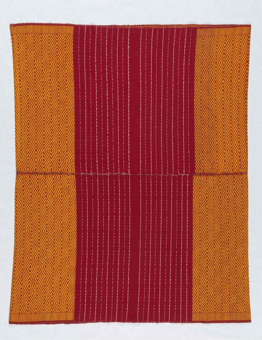 Rood-gele ikat sarong