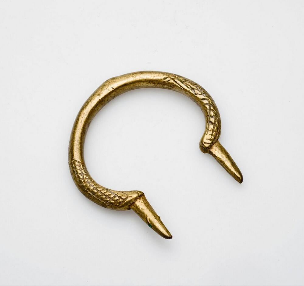 Koperen armband met lange punten