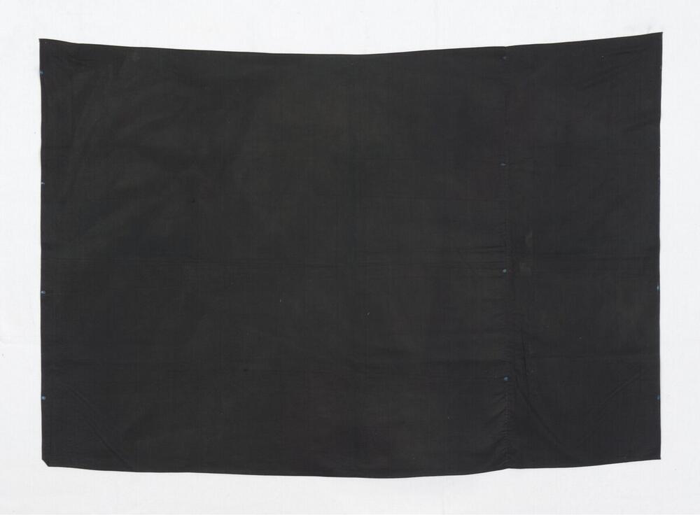 Met indigo geverfde katoenen omslagdoek voor vrouwen