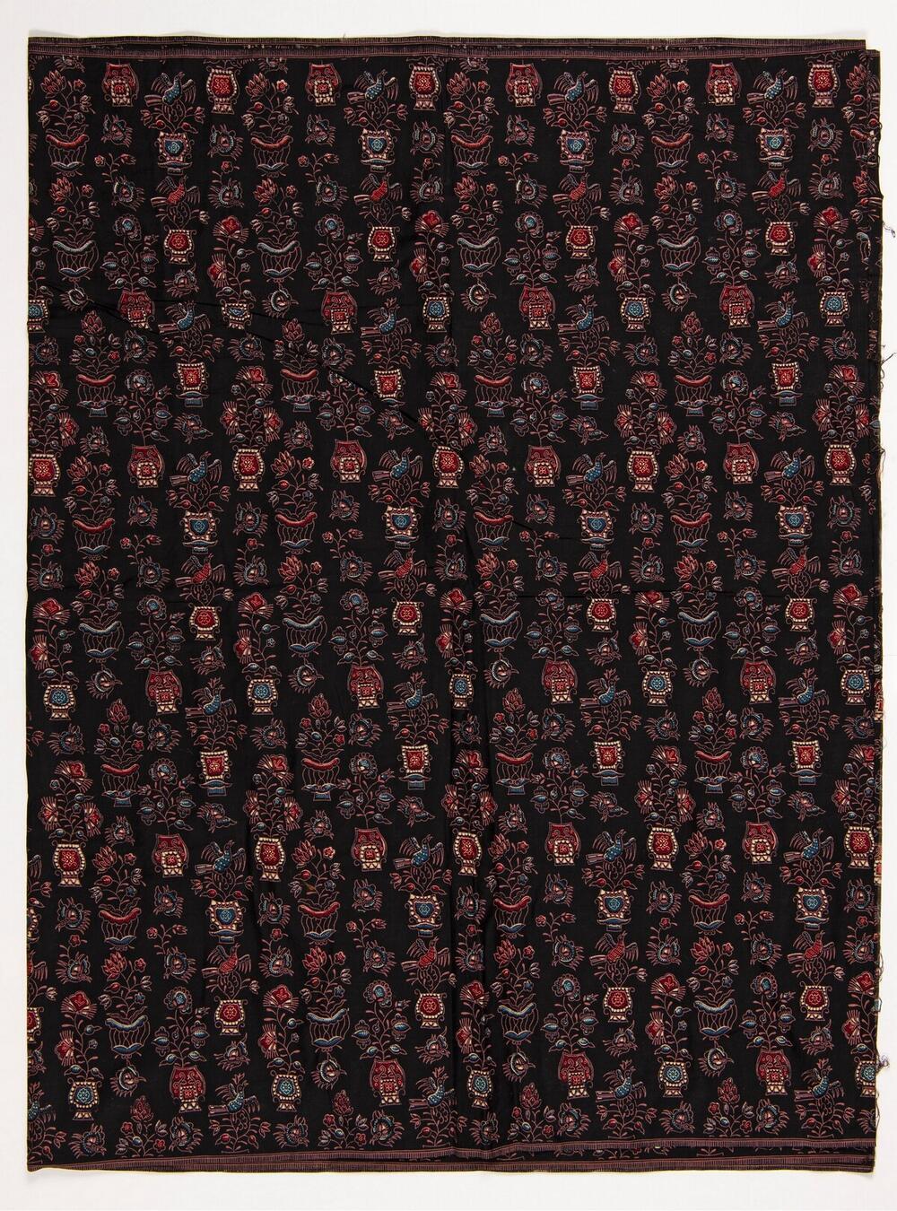 Bedrukt katoenen wikkelrok met batikpatroon