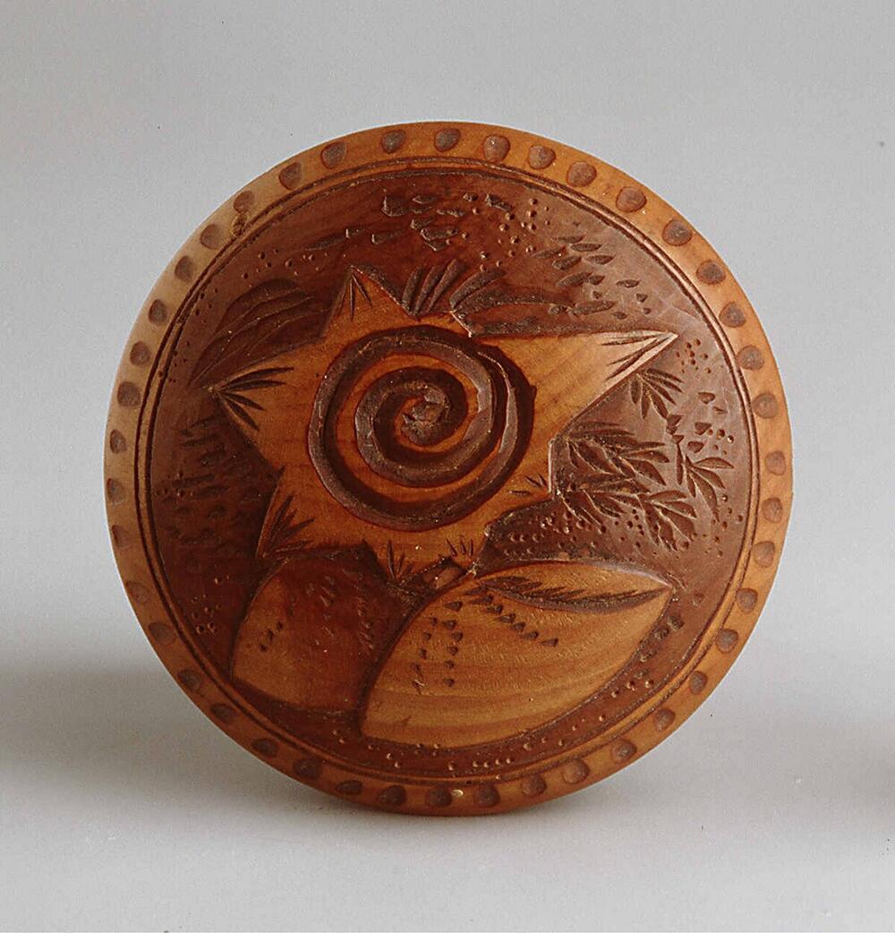 Manju netsuke behorende bij tabakstas RV-1-595