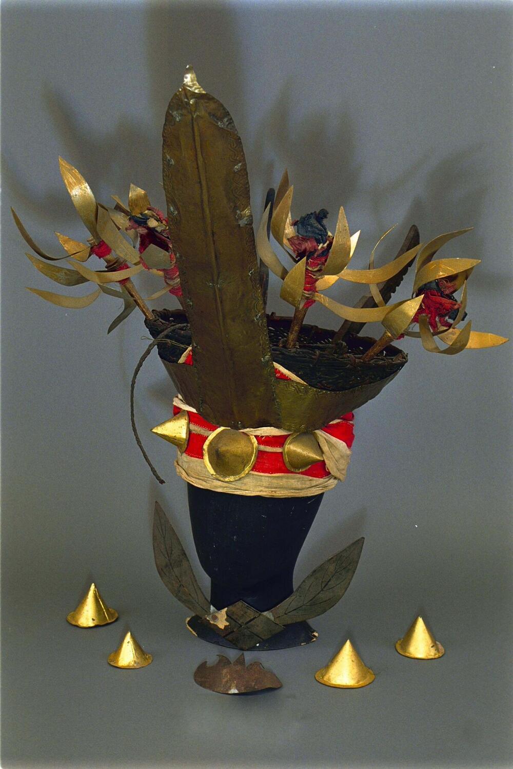 Model van een gouden kroon