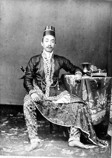 Portret van Kanjeng Gusti Pangeran Ario Mangkubumi,oudste broer van sultan Hamengku Buwono VII