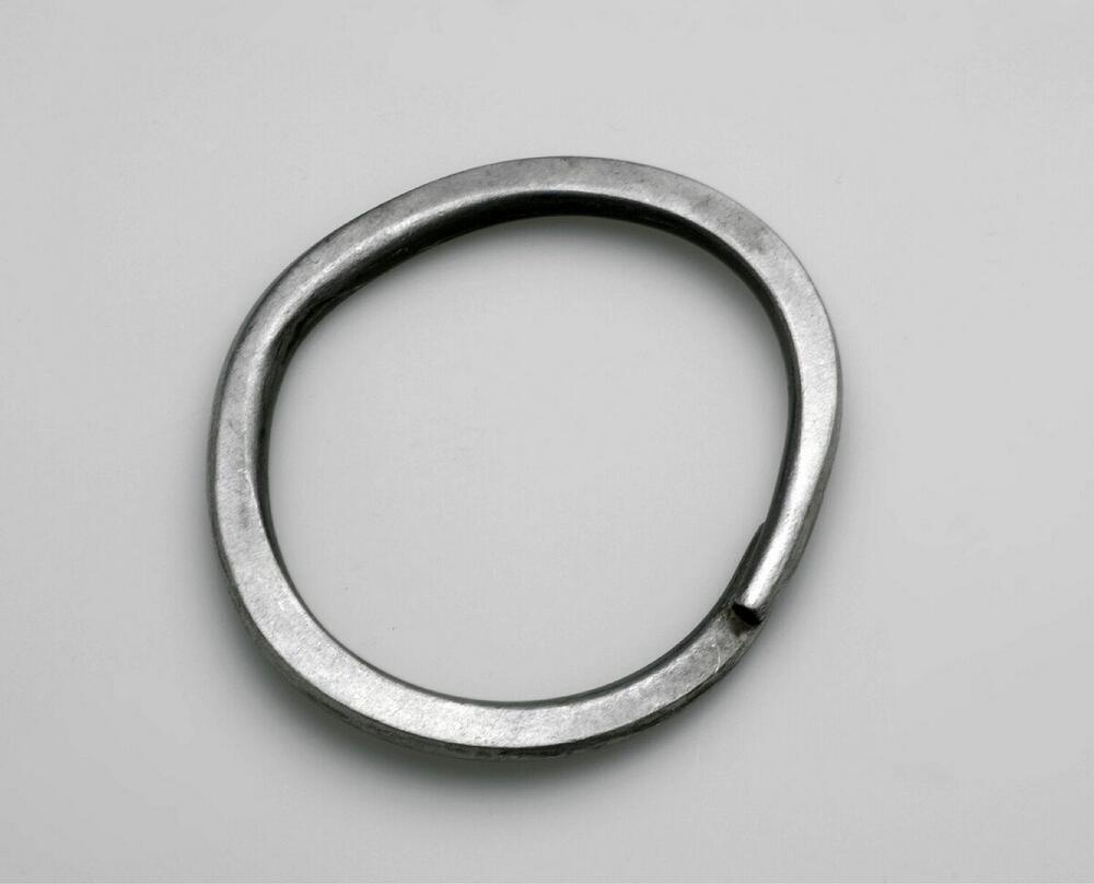 Aluminium armband, ovaal