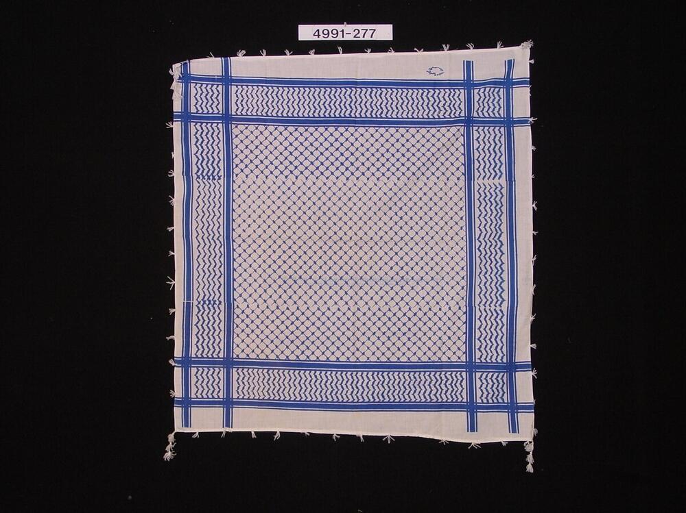 Hoofddoek van katoen en wol voor mannen