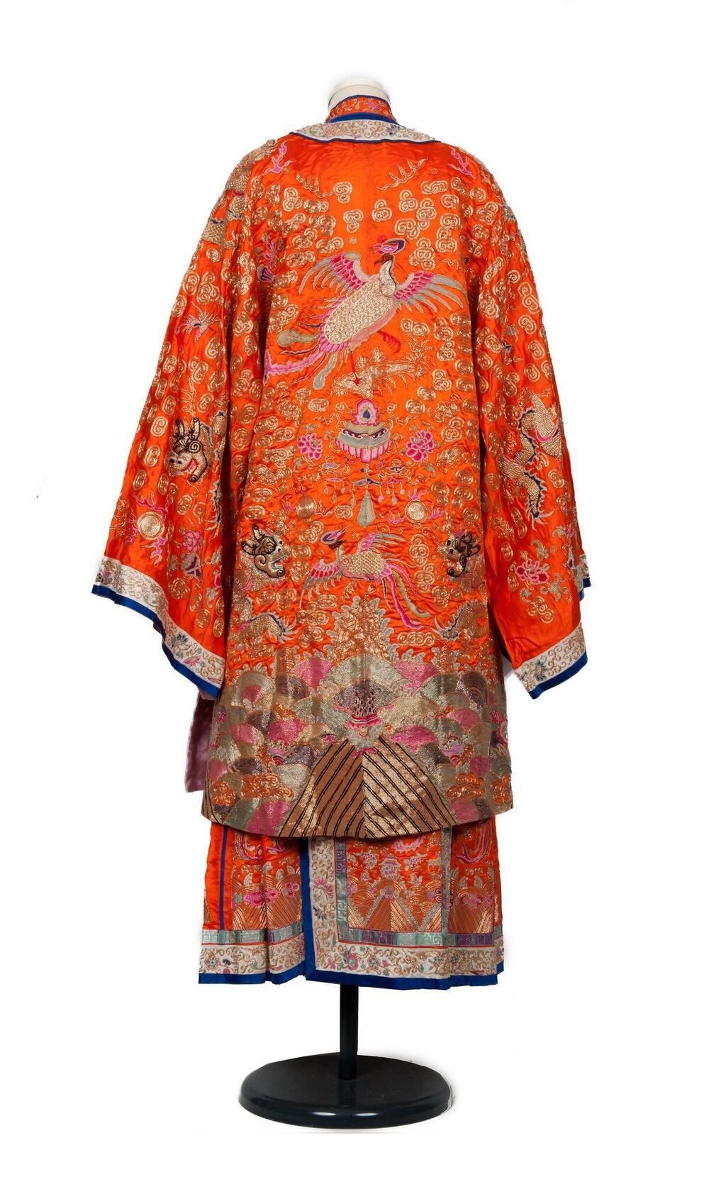 Skirt of a bridal costume