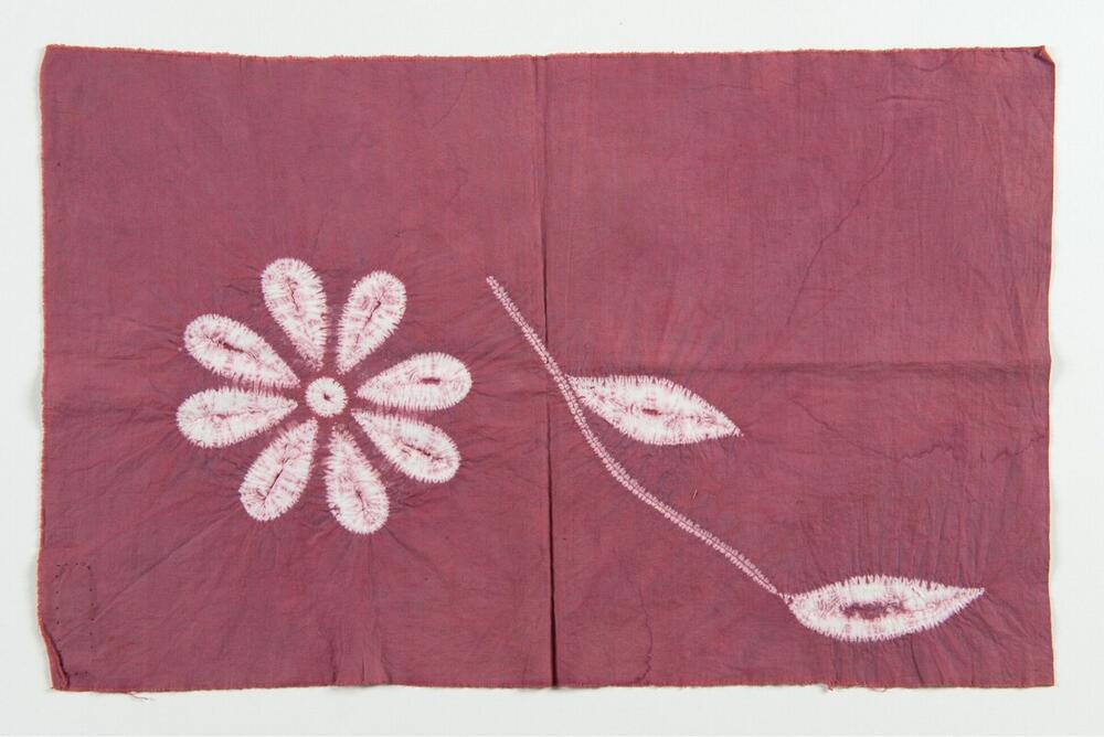Katoenen doek met plangidecoratie