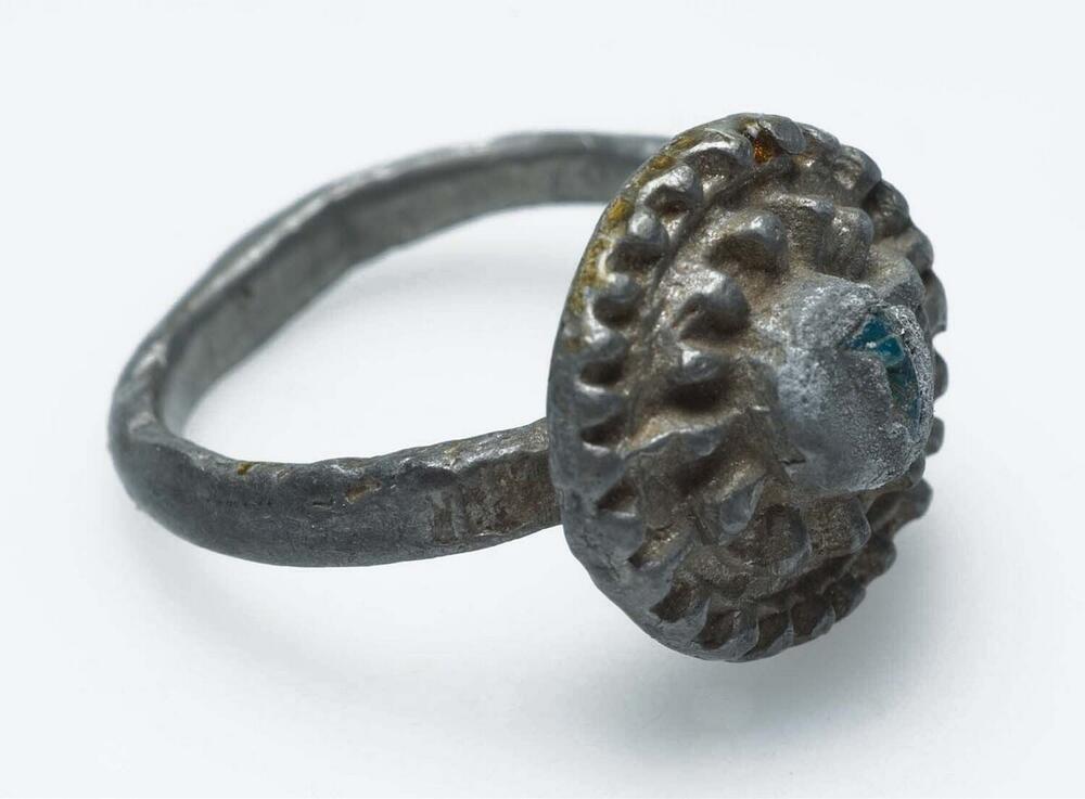Tinnen vingerring voor meisjes