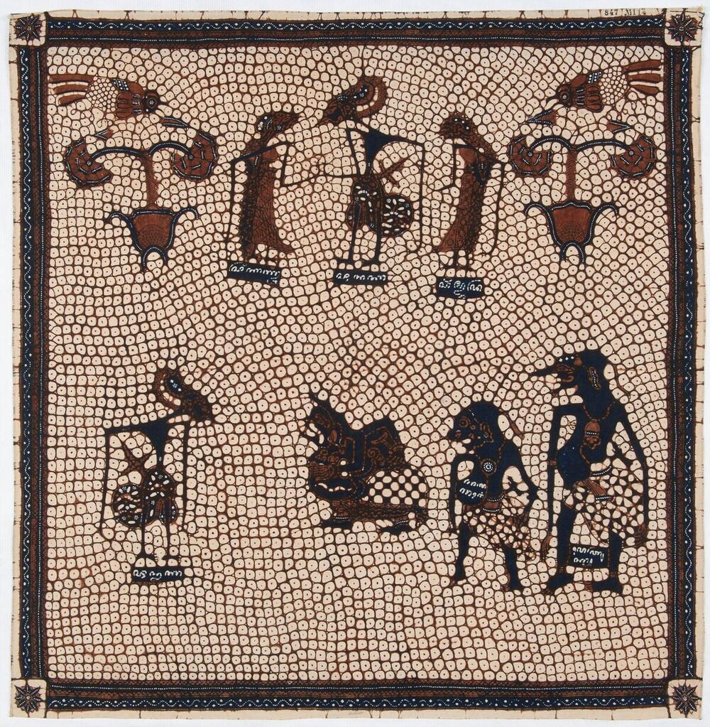 Batikpatroon: Gringsing wayang