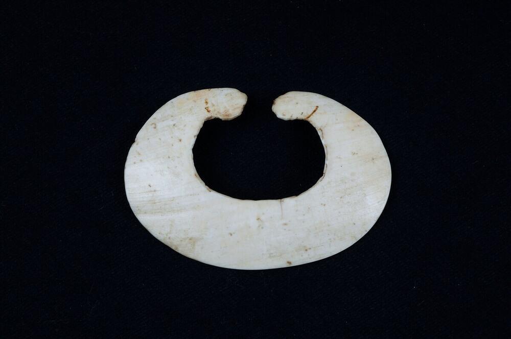 Nose ornament of shell