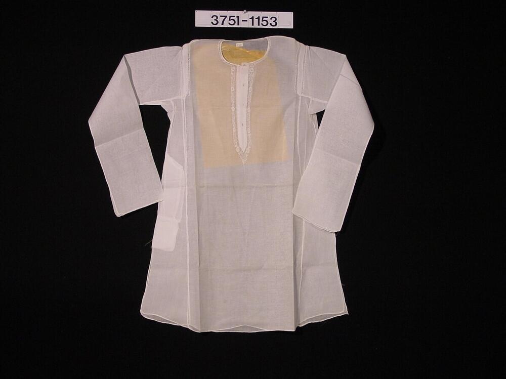 Katoenen mannenshirt met borduurwerk