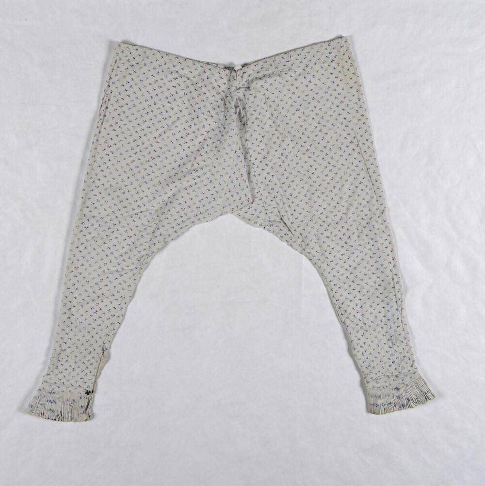 Katoenen gebloemde broek