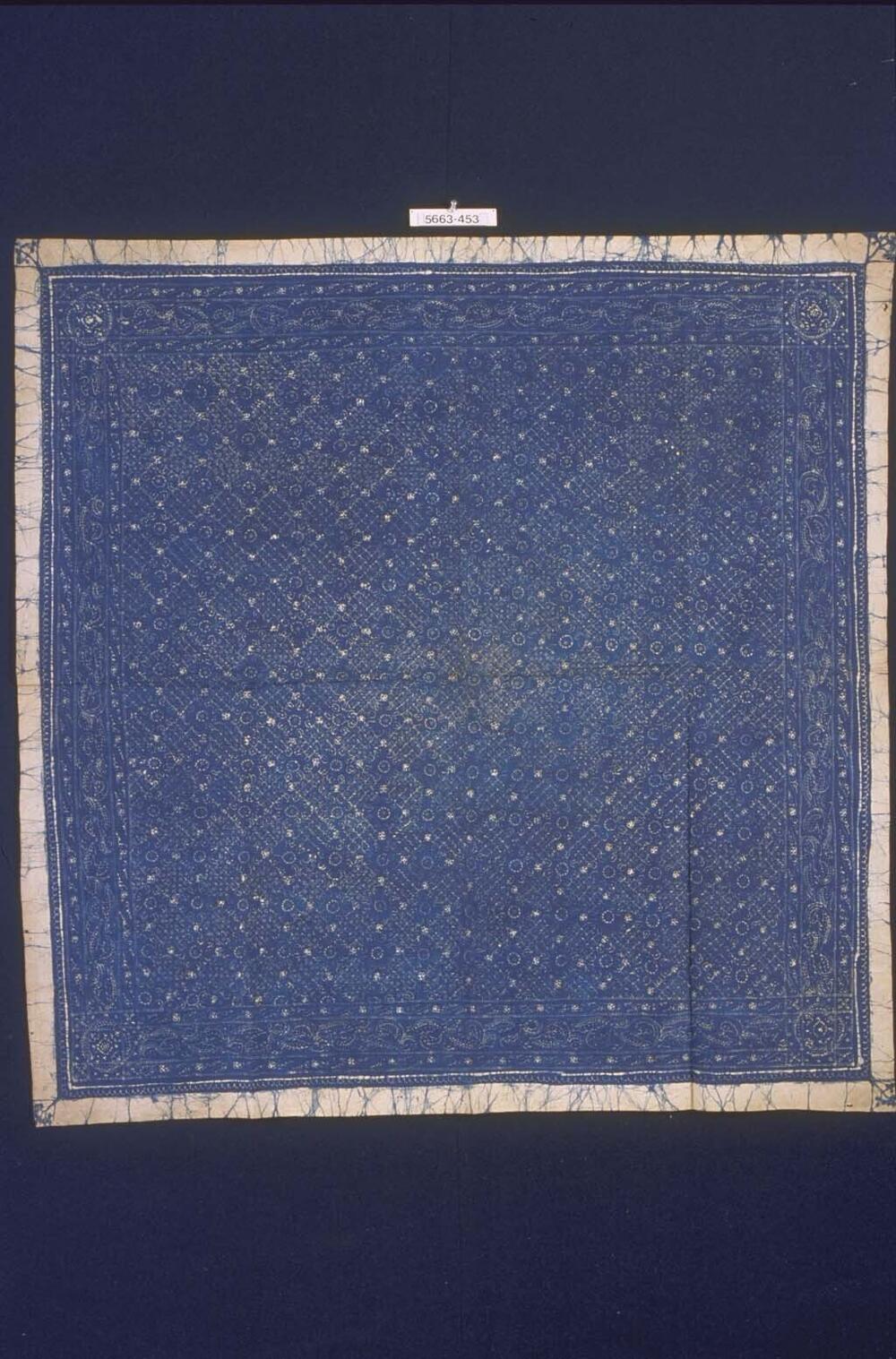 Katoenen hoofddoek voor man met geometrische abstracte motieven