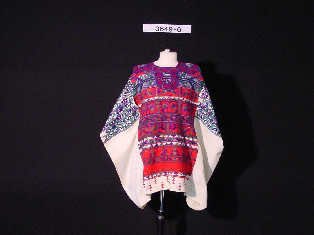 Vrouwenblouse van wol en katoen