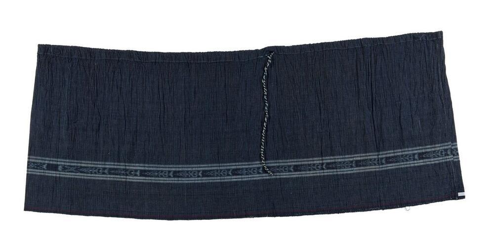 Donkerblauwe wikkelrok met Jaspe