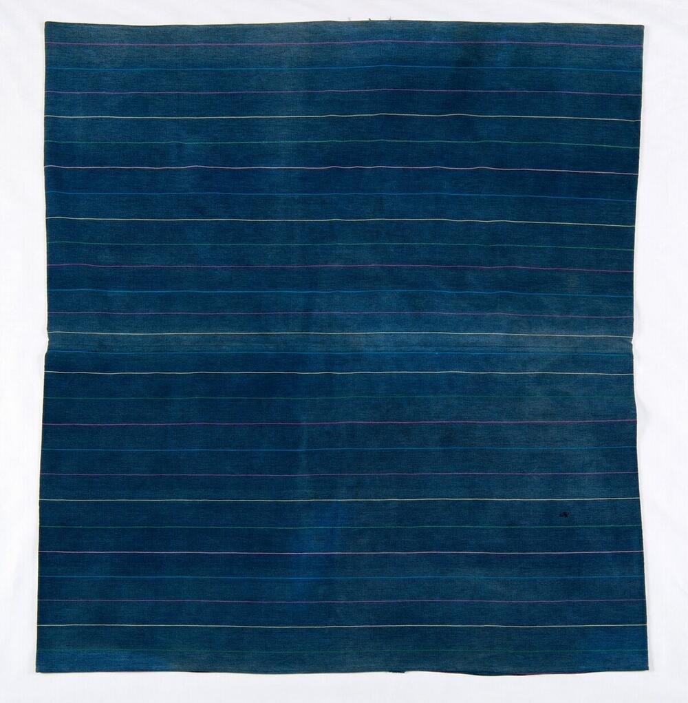 Blauwe wikkelrok