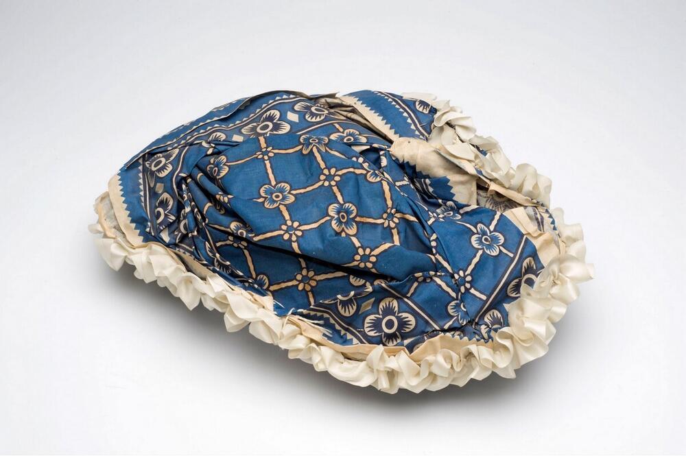 Gesteven katoenen Surinaams-Creoolse hoofddoek