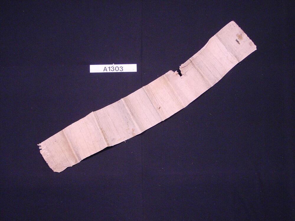 Lendenbekleding van geklopte boombast