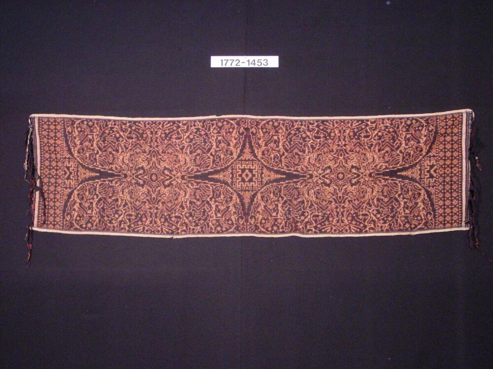 Katoenen draagdoek voor vrouwen met ornament in dubbelikat