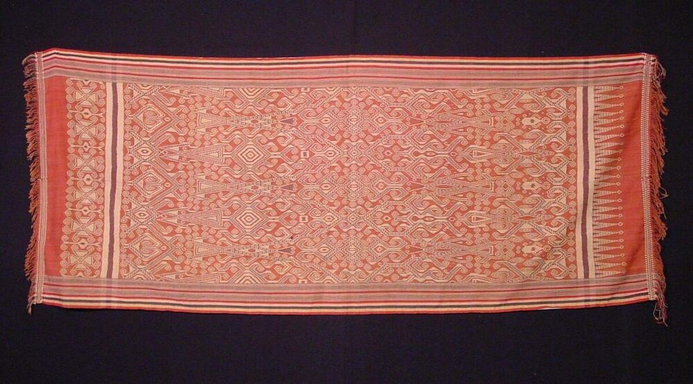 Katoenen doek met patroon in scheringikat