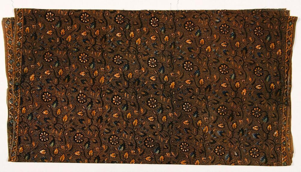 Bedrukt katoenen wikkelrok met batikpatroon