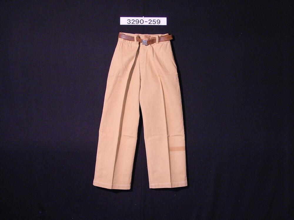 Kaki herenpantalon