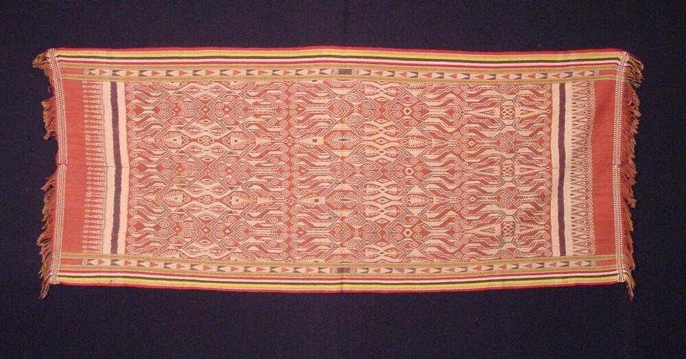 Katoenen doek met patroon in scheringikat