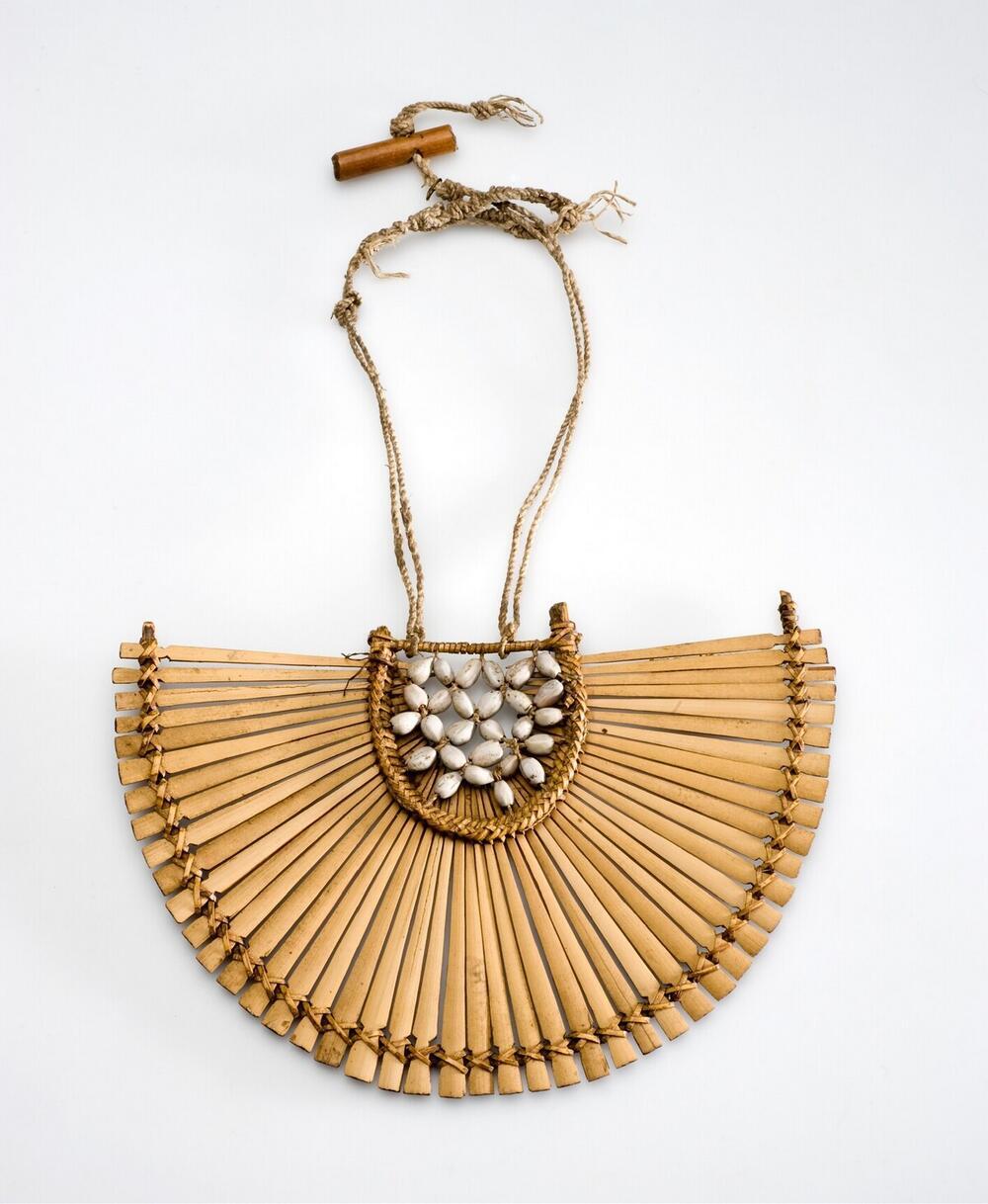 Breast adornment made of bamboo