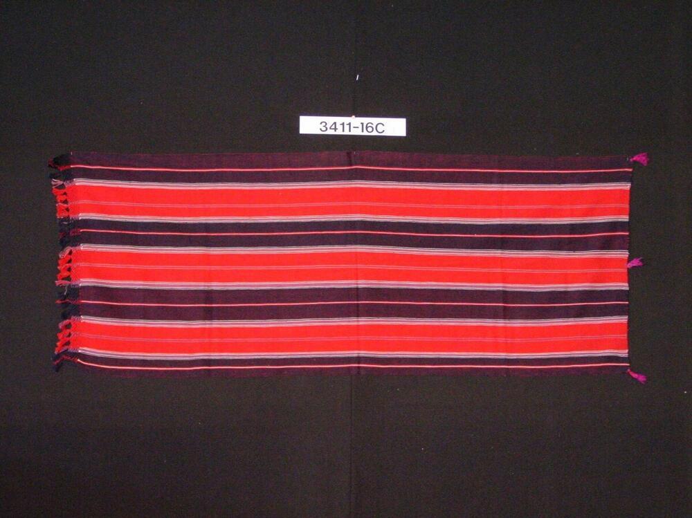 Gestreepte katoenen schouderdoek