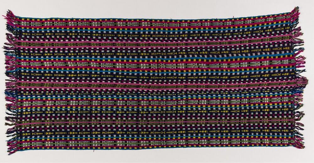 Omslagdoek versierd met Jaspe (ikat)