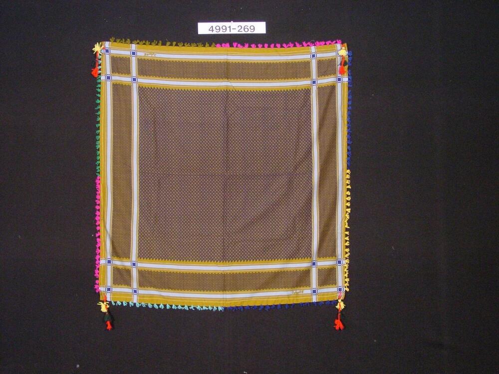 Hoofddoek van katoen en wol voor mannen