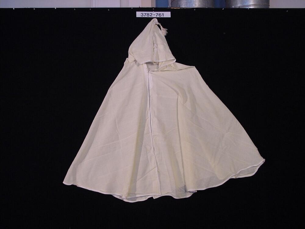 Crêmekleurige wijde mannencape