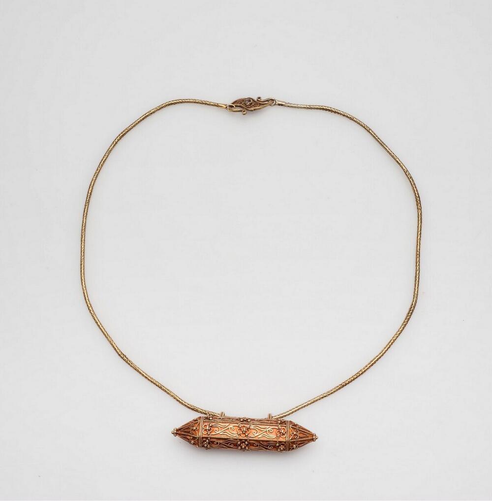 Halsketting met gouden hanger voor kinderen