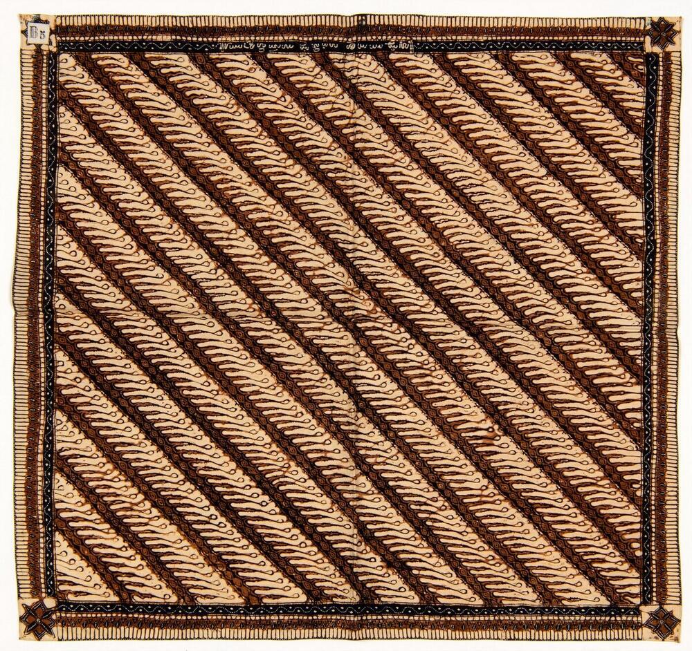 Zakdoek met parang menang patroon