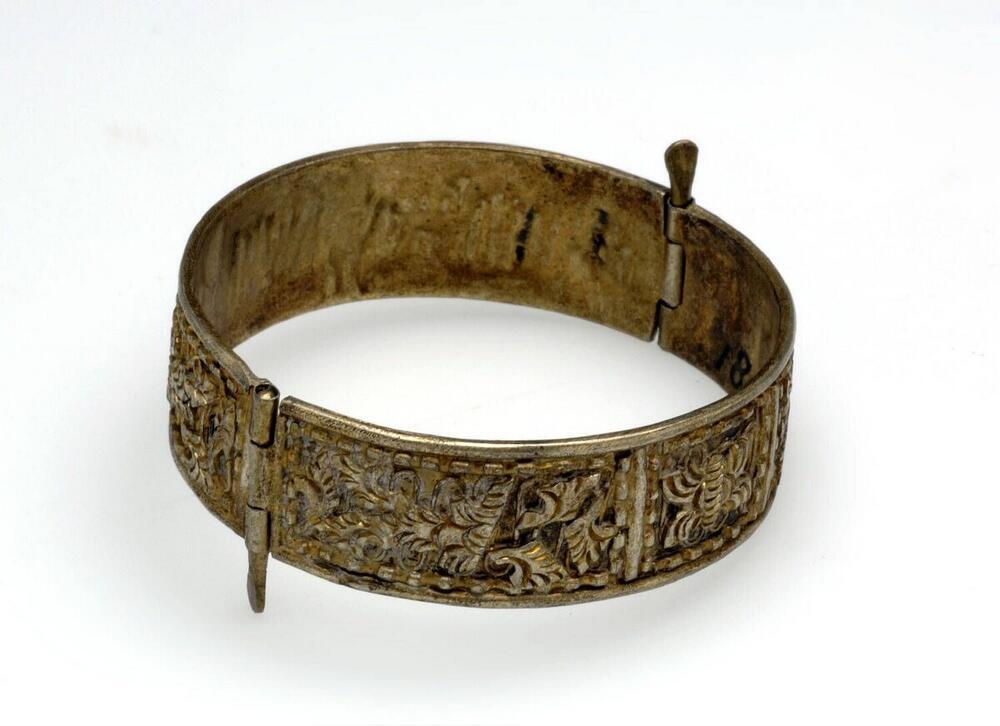 Verguld zilveren armband bestaande uit twee delen