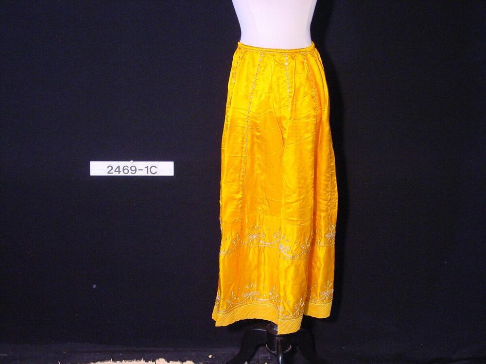 Silk skirt, part of a lady's costume