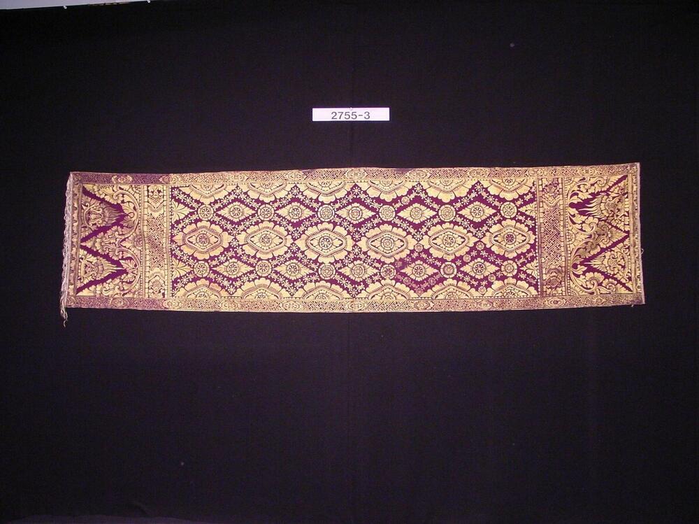 Doek met gouden versiering