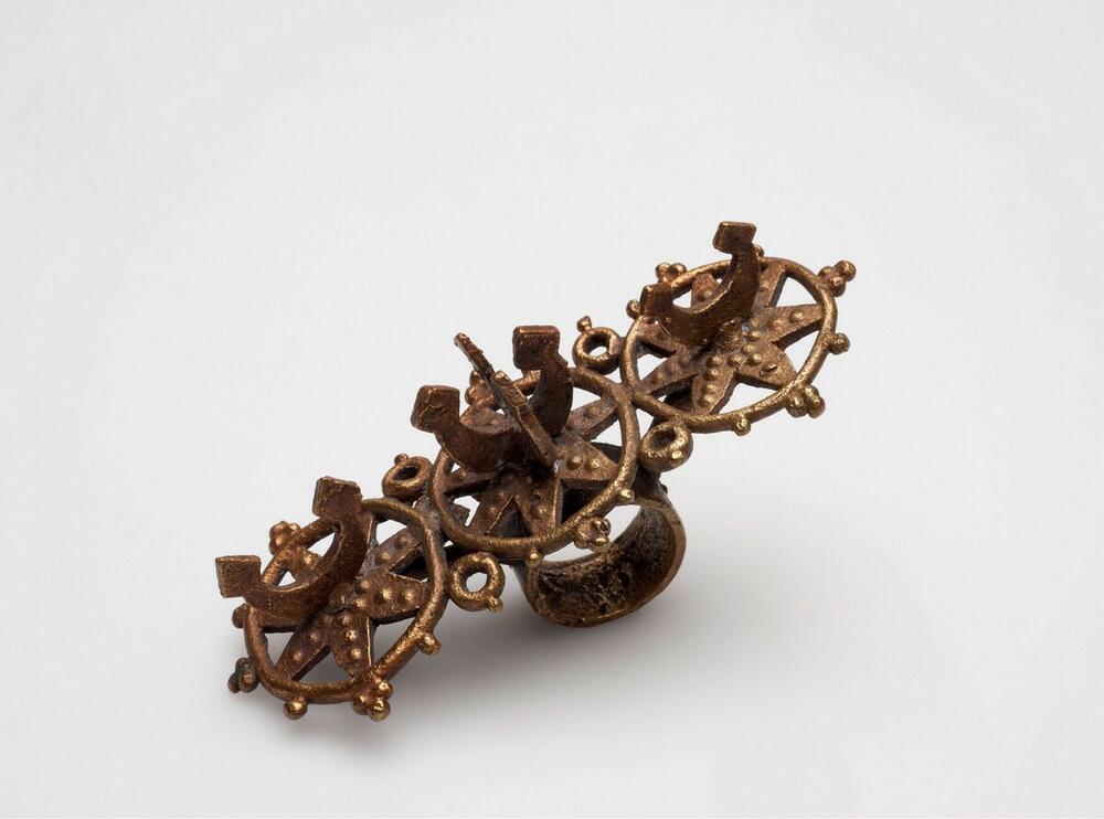 Bronzen vingerring