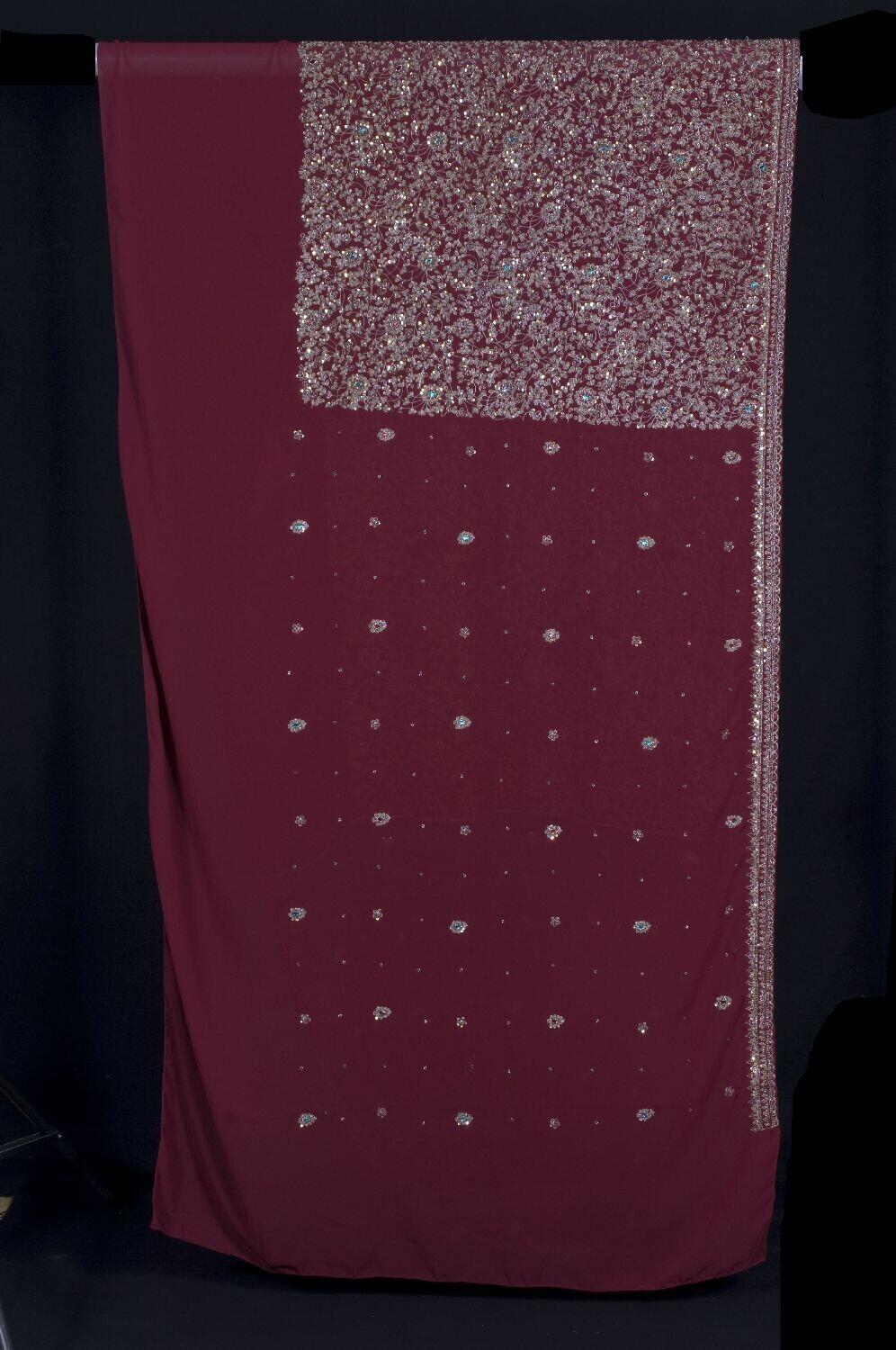 Wikkeldoek (sari); onderdeel van bruidskleding voor een bruid