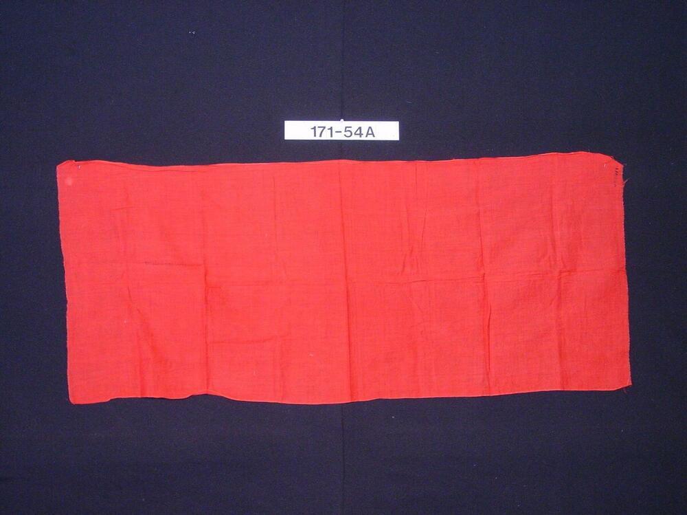Hoofddoek van rood katoen