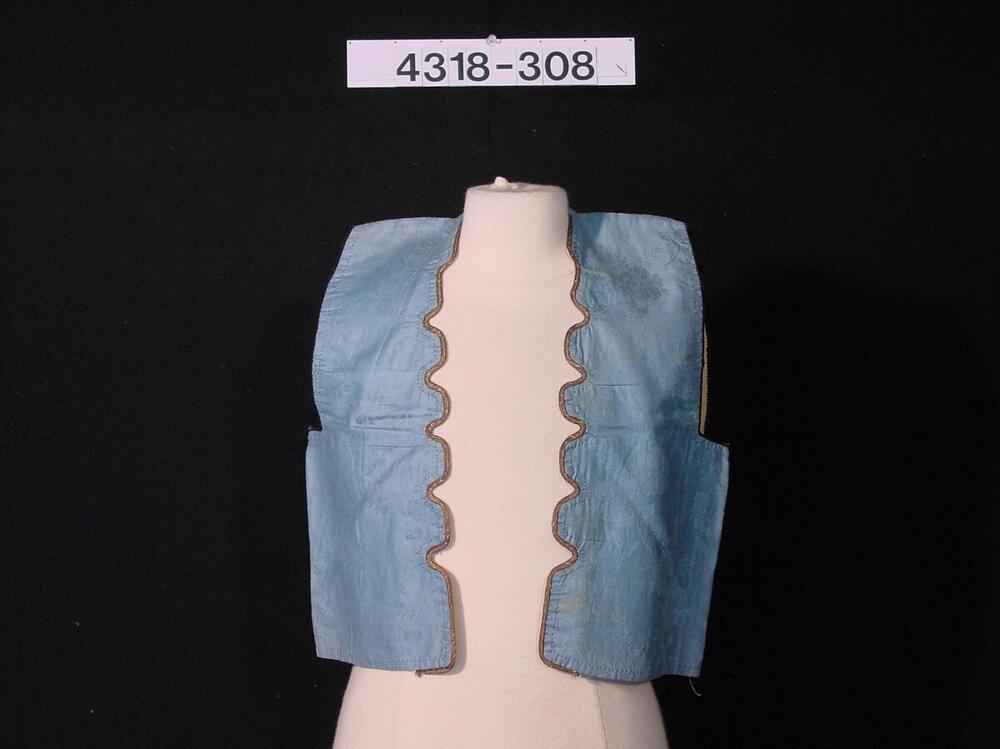 Geborduurd katoenen vest