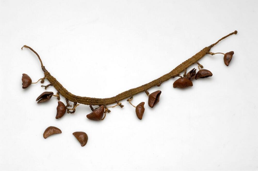 Knieband van gevlochten touw